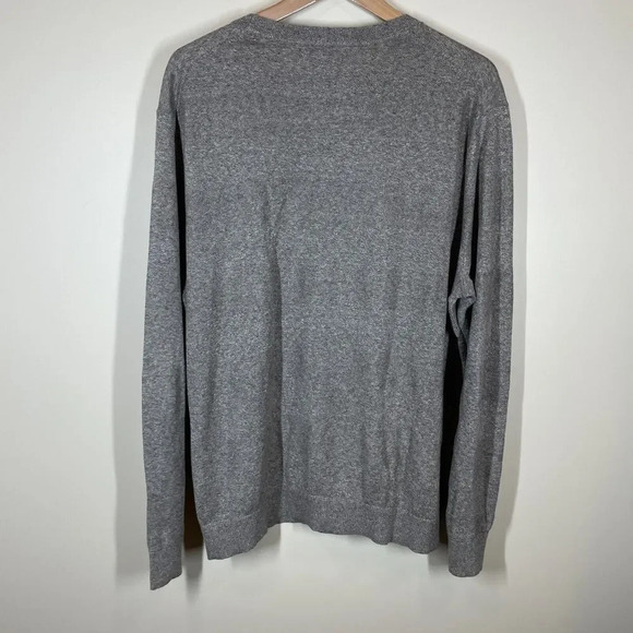 BANANA REPUBLIC Mens Gray Silk Linen Pullover Crewneck Sweater Size XL - Picture 5 of 9